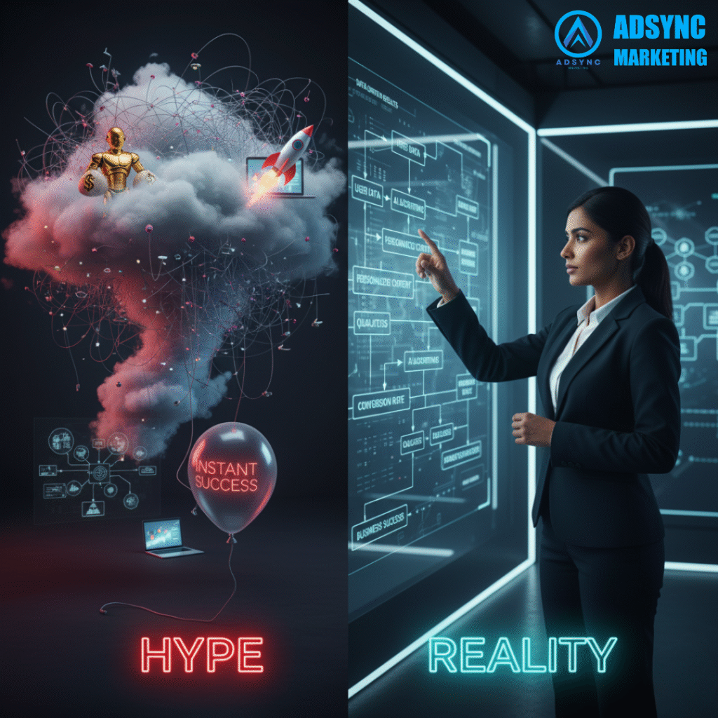 AI-Powered Digital Marketing: Separating the Hype from Reality. ai powered digital marketing hype vs reality.