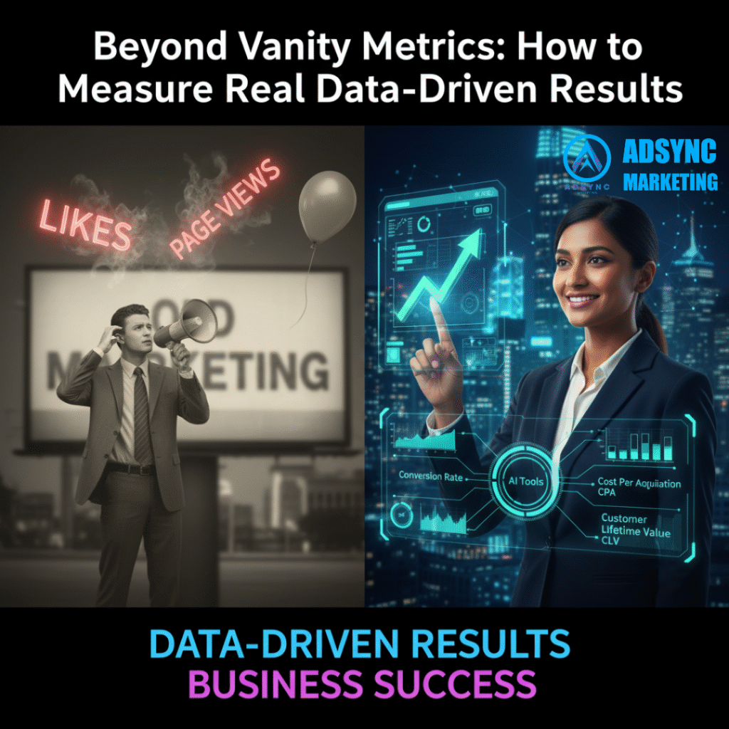 Beyond Vanity Metrics: Measuring Genuine Data-Driven Results measuring real data driven results in digital marketing